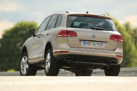 VW Touareg V6 TDI, Heckansicht