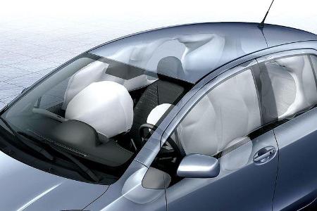 Toyota Yaris, Airbags