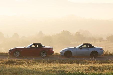 Fiat 124 Spider 1.4 Turbo, Mazda MX-5 G 131, Impression