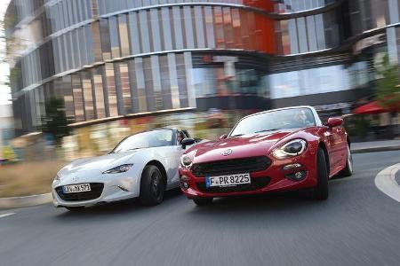 Fiat 124 Spider 1.4 Turbo, Mazda MX-5 G 131, Impression