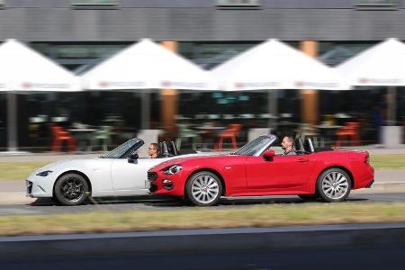 Fiat 124 Spider 1.4 Turbo, Mazda MX-5 G 131, Impression