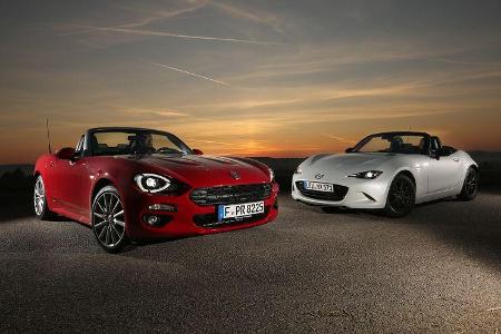 Fiat 124 Spider 1.4 Turbo, Mazda MX-5 G 131, Impression