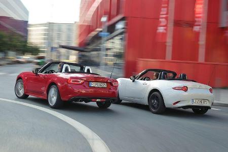 Fiat 124 Spider 1.4 Turbo, Mazda MX-5 G 131, Impression
