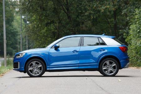 Audi Q2 2.0 TDI Quattro, Seitenansicht