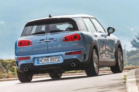 Mini Clubman Cooper SD All4, Heckansicht