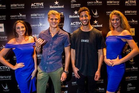 Ericsson & Ricciardo - Party Abu Dhabi - Amber Lounge 2016