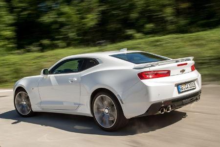 Chevrolet Camaro 6.2V8, Heckansicht