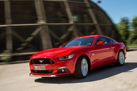 Ford Mustang 5.0 V8, Frontansicht