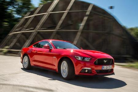 Ford Mustang 5.0 V8, Frontansicht