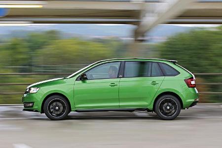 Skoda Rapid Spaceback 1.4 TSI, Seitenansicht