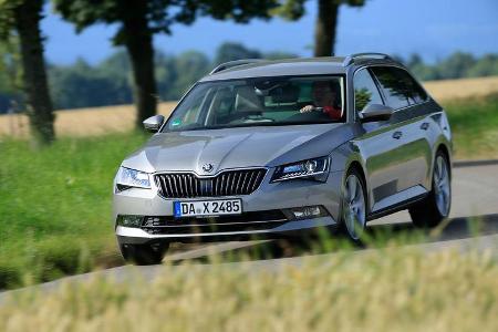 Skoda Superb Combi 2.0 TDI, Frontansicht
