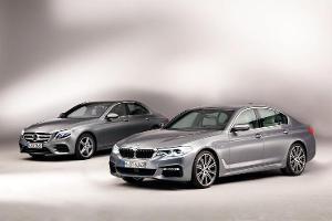 BMW 540i xDrive, Mercedes E 400 4Matic