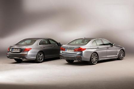 BMW 540i xDrive, Mercedes E 400 4Matic