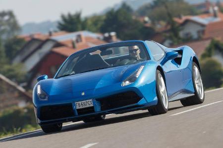 Ferrari 488 Spider, Frontansicht