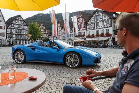 Ferrari 488 Spider, Seitenansicht