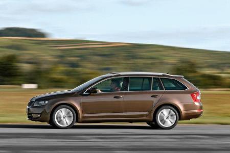 Skoda Octavia Combi 2.0 TDI, Seitenansicht