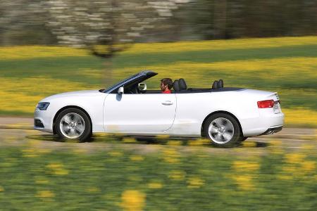 Audi A5 Cabrio, Seitenansicht