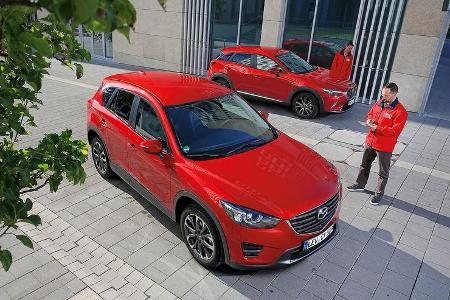 Mazda CX-3 G 150 AWD, Mazda CX-5 G 150 AWD, Draufsicht