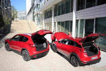 Mazda CX-3 G 150 AWD, Mazda CX-5 G 150 AWD, Heckklappe