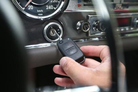 Mechatronik-Mercedes SL, Bedienelemente, Zündschlüssel