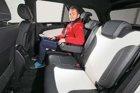 Mercedes GLE 500 e 4Matic, Fondsitze