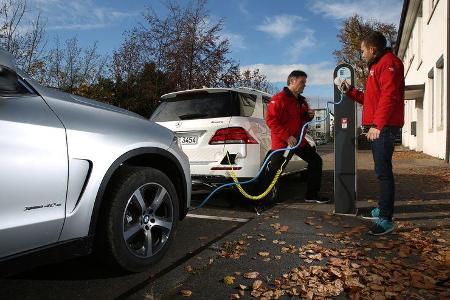 BMW X5 xDrive 40e, Mercedes GLE 500 e 4Matic