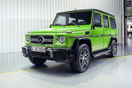 Mercedes G-Klasse Modelljahr 2015 Facelift