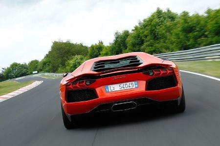 Lamborghini Aventador LP 700-4, Heckansicht