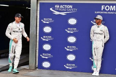 Nico Rosberg - Lewis Hamilton - Mercedes - Formel 1 - GP Deutschland - 30. Juli 2016