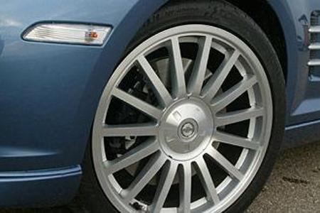 Vorn eine Nummer kleiner als hinten: die Felgen