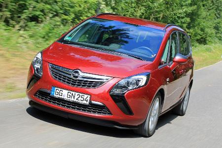 Opel Zafira Tourer 1.6 Turbo, Frontansicht