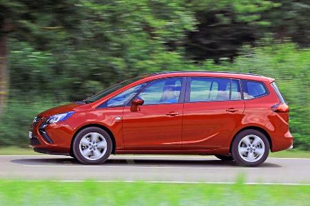 Opel Zafira Tourer 1.6 Turbo, Seitenansicht