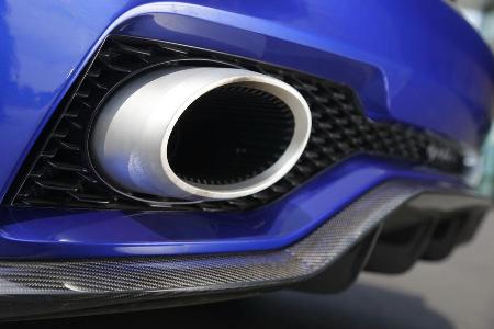 Audi Clubsport Quattro Concept, Endrohr