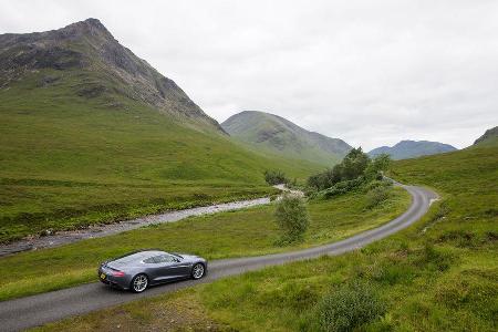 Aston Martin Vanquish Coup, Impression, Schottland