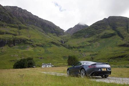 Aston Martin Vanquish Coup, Impression, Schottland