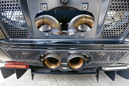 Matechsports-Ford GT, Endrohre, Auspuff