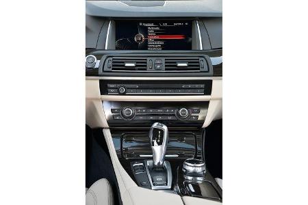 BMW 518d, Mittelkonsole