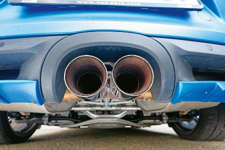 Speedart-Cayman SP81-CR, Auspuff, Endrohr