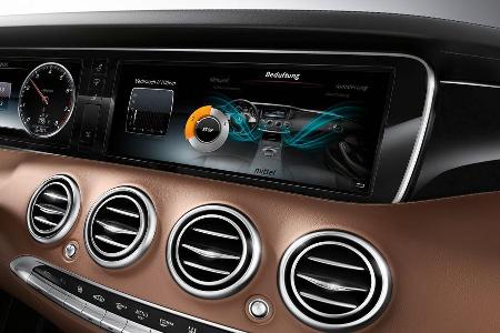 Mercedes S 500 4Matic Coup, Luftausstrmer