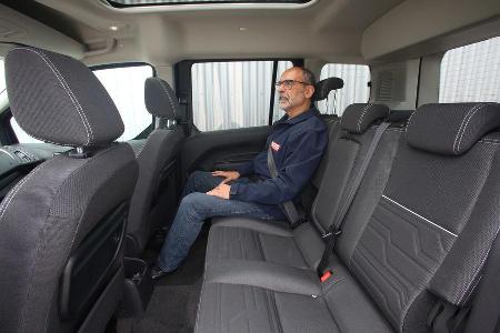 Ford Tourneo Connect 1.0 Ecoboost, Fondsitz, Beinfreiheit
