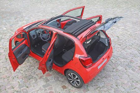 Citron C1, Heckansicht, Tren offen