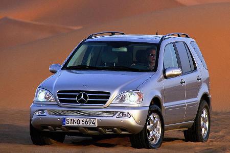 Platz 78: Mercedes M-Klasse. Quote der erheblichen Mängel: 44,8. Durchschnittliche Laufleistung 170.000 km.