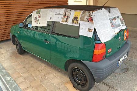 Mercedes C 180, Seat Arosa, Lans End, Reise, Impression