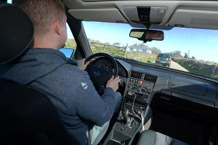 Mercedes C 180, Seat Arosa, Lans End, Reise, Impression