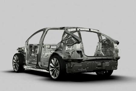Tesla Model X Rahmen