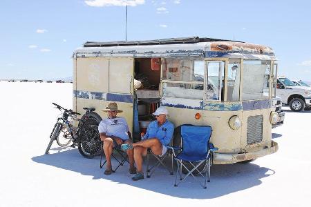 Bonneville Speed Week, Salzwste, Impression, Geschwindigkeit, Rekordfahrten