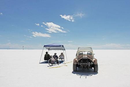 Bonneville Speed Week, Salzwste, Impression, Geschwindigkeit, Rekordfahrten