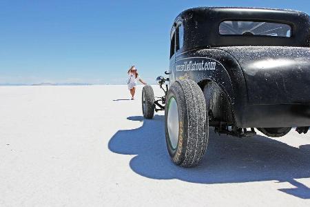 Bonneville Speed Week, Salzwste, Impression, Geschwindigkeit, Rekordfahrten