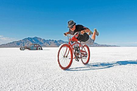 Bonneville Speed Week, Salzwste, Impression, Geschwindigkeit, Rekordfahrten
