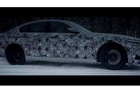 Alpina B5 Biturbo bei Wintertestfahrten.